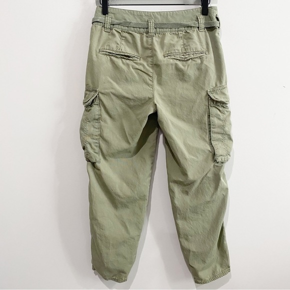 FREE PEOPLE Desert Cargo Pant Moss Green Utility Casual Comfort Size 25 - Picture 6 of 12